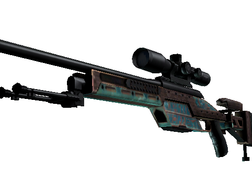 Image for the SSG 08 | Azure Glyph weapon skin in Counter Strike 2