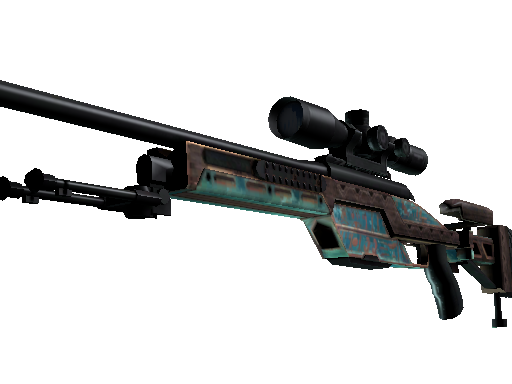 Souvenir SSG 08 | Azure Glyph (Minimal Wear)