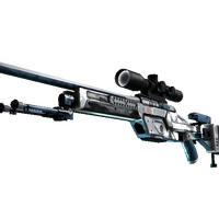 StatTrak™ SSG 08 | Ghost Crusader (Well-Worn)