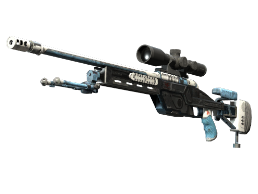 StatTrak™ SSG 08 | Ghost Crusader (Well-Worn)