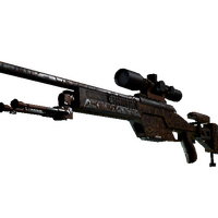 SSG 08 | Orange Filigree (Minimal Wear)