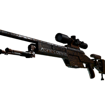 SSG 08 | Orange Filigree (Minimal Wear)