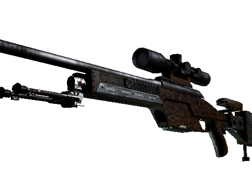 SSG 08 | Orange Filigree (Well-Worn)