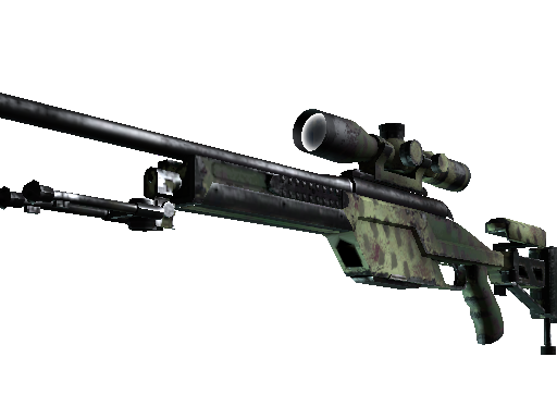 SSG 08 | Lichen Dashed (Well-Worn)