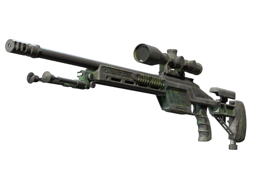 Souvenir SSG 08 | Jungle Dashed (Battle-Scarred)