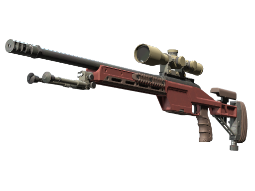 SSG 08 | Red Stone (Field-Tested)