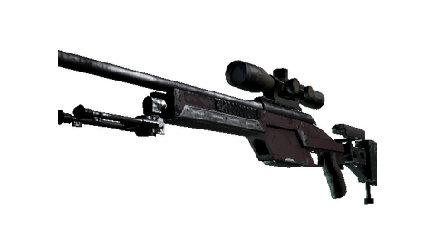 SSG 08 | Red Stone (Well-Worn)