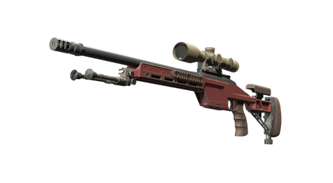 SSG 08 | Red Stone (Well-Worn)