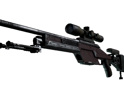 SSG 08 | Red Stone (Well-Worn)