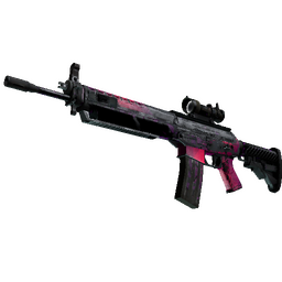 free csgo skin SG 553 | Pulse (Battle-Scarred)