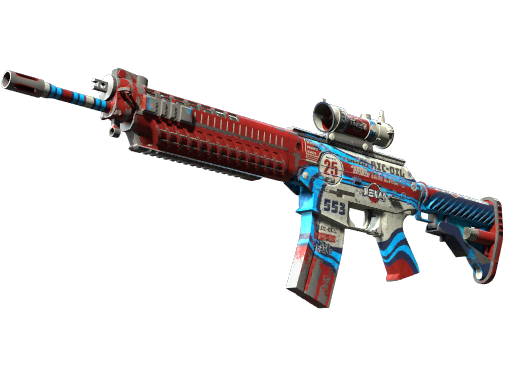 Souvenir SG 553 | Integrale (Battle-Scarred)