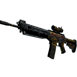 StatTrak™ SG 553 | Colony IV (Battle-Scarred)