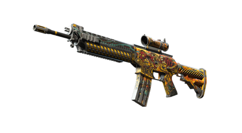 StatTrak™ SG 553 | Colony IV (Well-Worn)