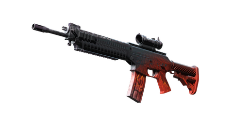 SG 553 | Darkwing (Minimal Wear)