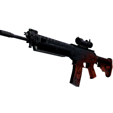 SG 553 | Darkwing (Battle-Scarred)