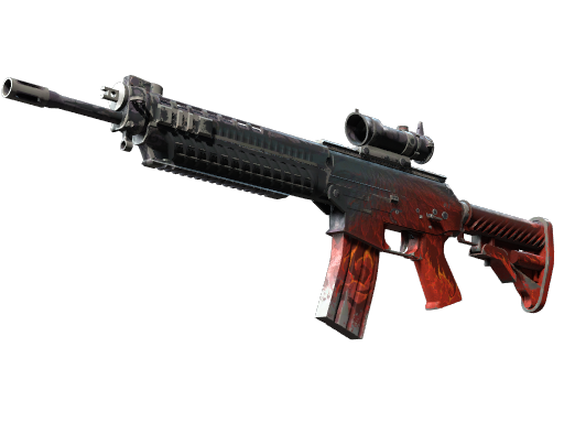 StatTrak™ SG 553 | Темнокрыл (Закалённое в боях)