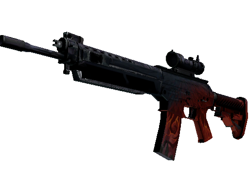 StatTrak™ SG 553 | Darkwing (Battle-Scarred)