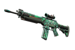 StatTrak™ SG 553 | Dragon Tech (Minimal Wear)