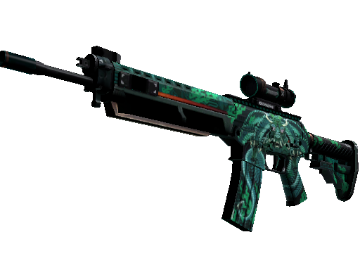 StatTrak™ SG 553 | Dragon Tech (Factory New)