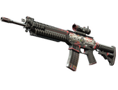 StatTrak™ SG 553 | Cyberforce (Well-Worn)