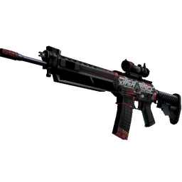 SG 553 | Cyberforce (Well-Worn)