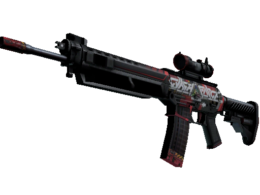 SG 553 | Cyberforce (Well-Worn)