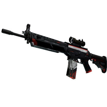 SG 553 | Cyrex (Battle-Scarred)