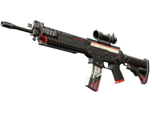 SG 553 | Cyrex (Marquée par les combats)