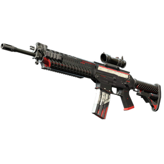 SG 553 | Cyrex (Battle-Scarred)