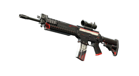 SG 553 | Cyrex (Battle-Scarred)