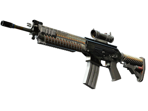 SG 553 | Aerial (Battle-Scarred)