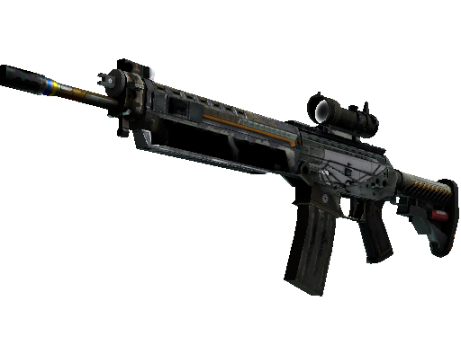 SG 553 | Aerial (Battle-Scarred)