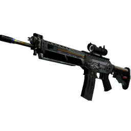 free csgo skin StatTrak™ SG 553 | Aerial (Battle-Scarred)