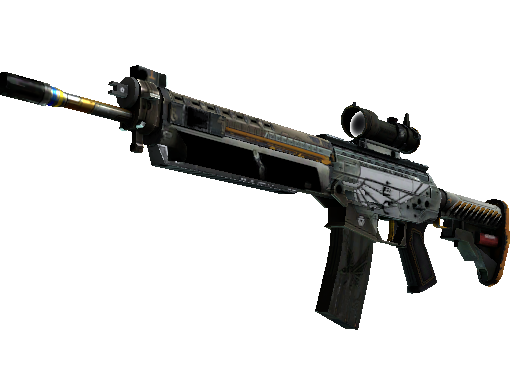 StatTrak™ SG 553 | Aerial (Well-Worn)