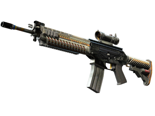 StatTrak™ SG 553 | Aerial (Well-Worn)