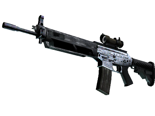 Souvenir SG 553 | Damascus Steel (Factory New)