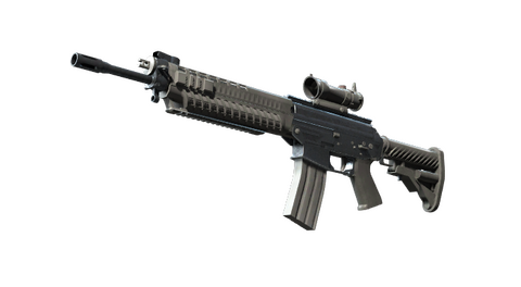 SG 553 | Damascus Steel (Minimal Wear)