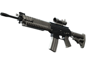 SG 553 | Damascus Steel (Battle-Scarred)