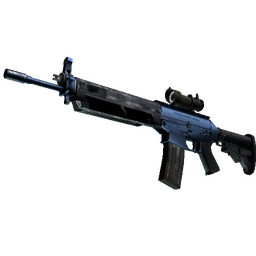 Souvenir SG 553 | Anodized Navy (Minimal Wear)