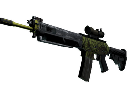 SG 553 | Lush Ruins (Battle-Scarred)