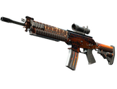 StatTrak™ SG 553 | Tiger Moth (Battle-Scarred)