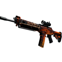 StatTrak™ SG 553 | Tiger Moth (Field-Tested)