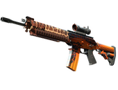 StatTrak™ SG 553 | Tiger Moth (Minimal Wear)