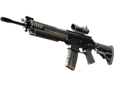 StatTrak™ SG 553 | Phantom (Battle-Scarred)