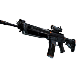 SG 553 | Phantom (Battle-Scarred)