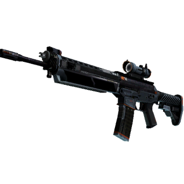 SG 553 | Phantom (Battle-Scarred)