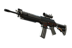 StatTrak™ SG 553 | Heavy Metal (Battle-Scarred)