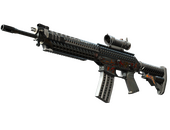 StatTrak™ SG 553 | Heavy Metal (Battle-Scarred)