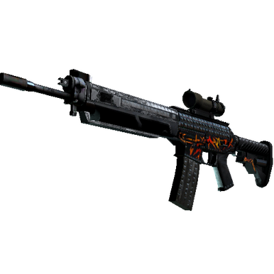 SG 553 | Heavy Metal (Battle-Scarred)