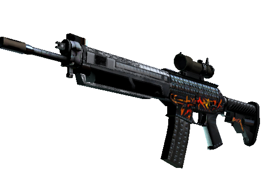 Image for the SG 553 | Heavy Metal weapon skin in Counter Strike 2